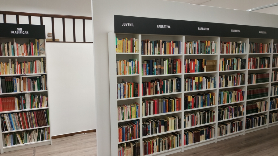 Interior de la librería - Fondo planta baja